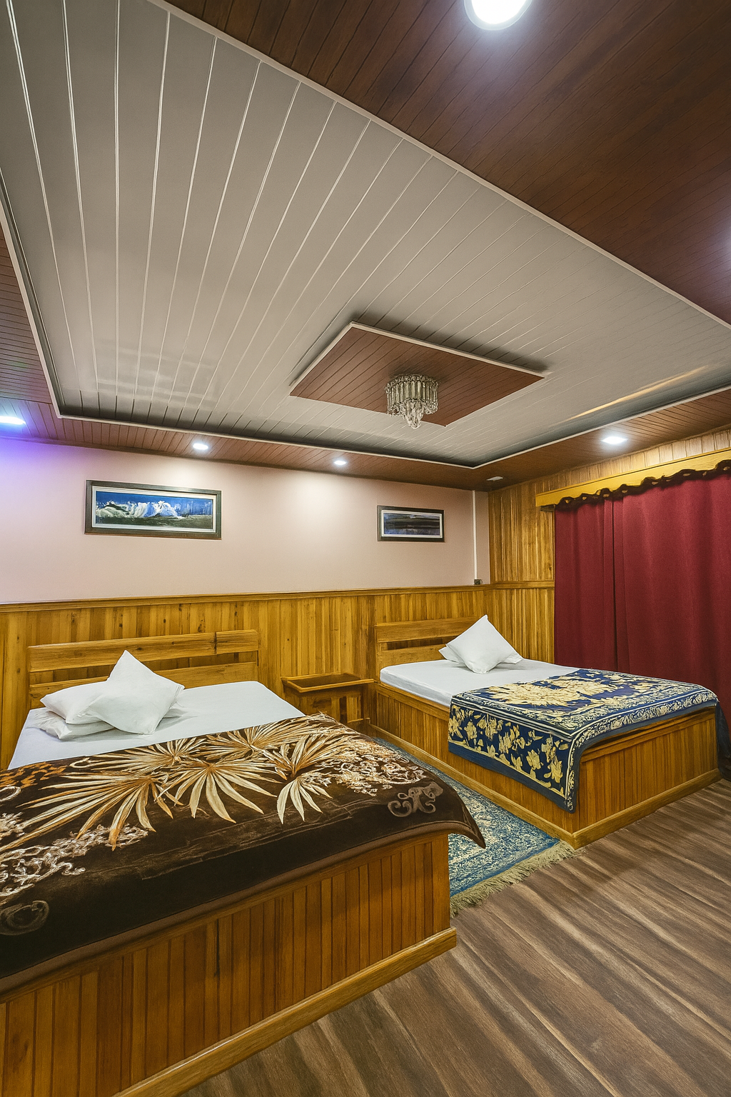 Four-bedded family room at Chandrakala Homestay – view 3