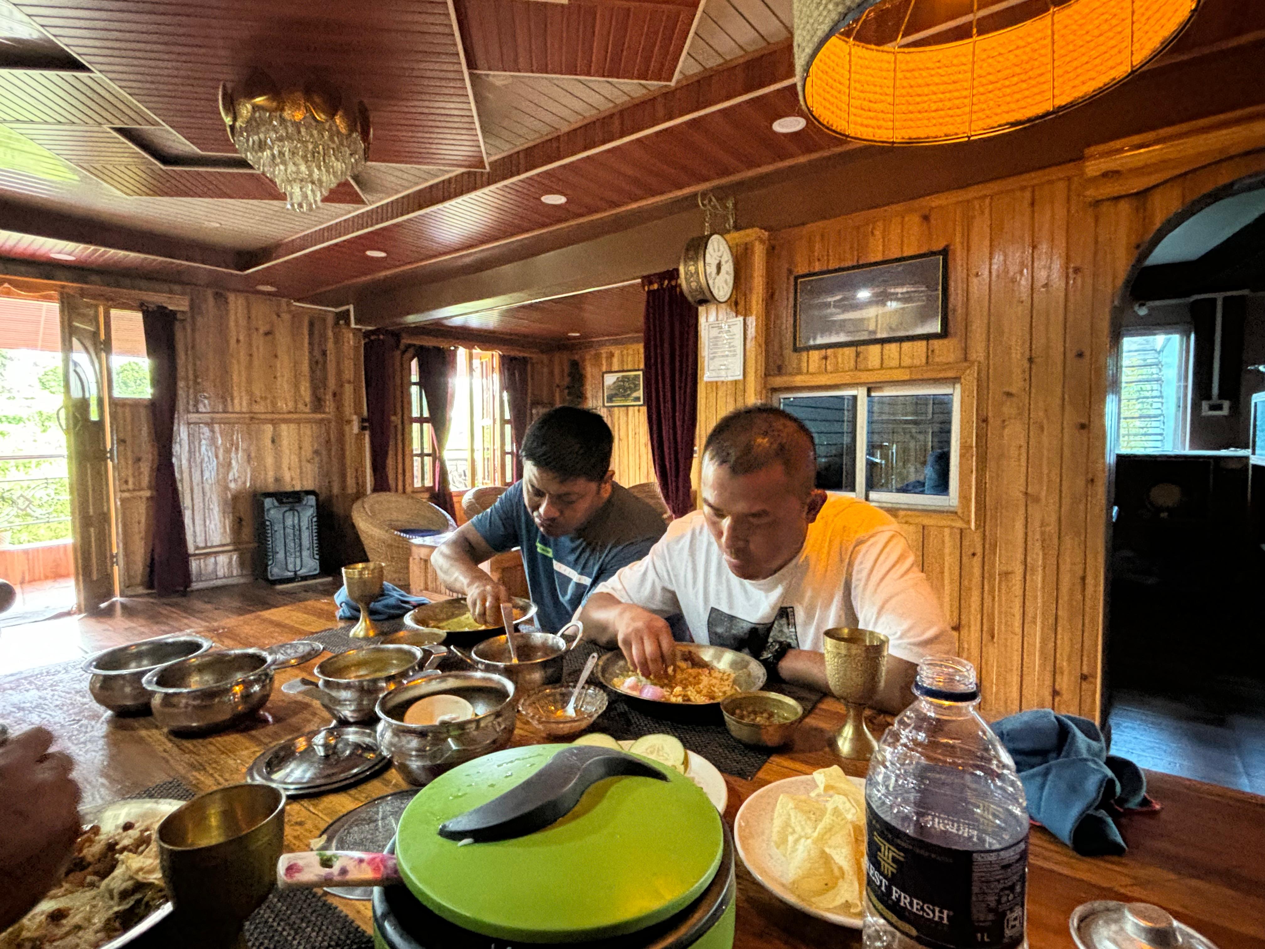 Tea garden visit near Soureni with guests